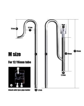 Pipes en Inox In+Out + Skimmer